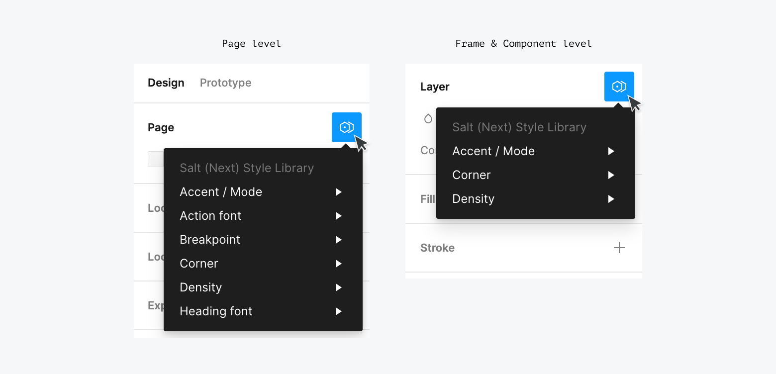 Figma next library variable mode switch